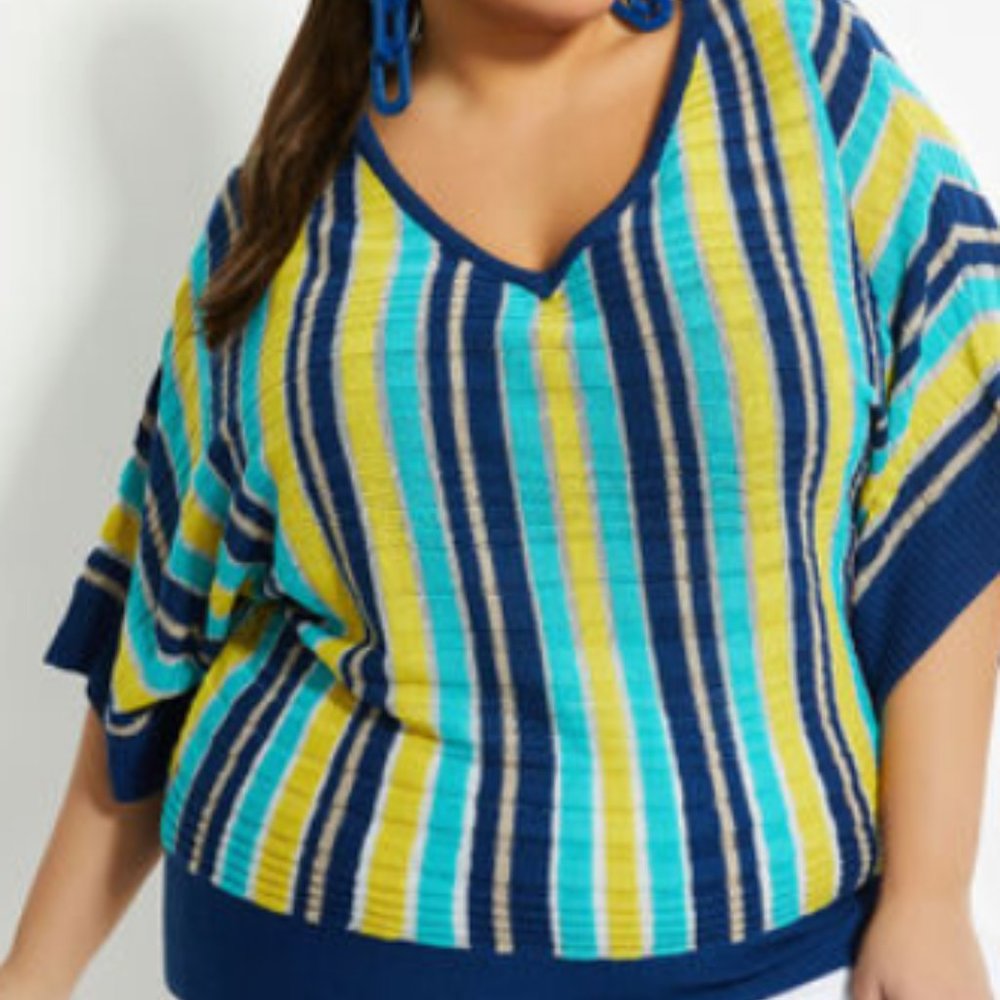 Multi colored sparky sweater